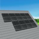 Solar-Inselanlage 3375 Schrägdach Victron 3kW + Pylontech Speicher 3.5