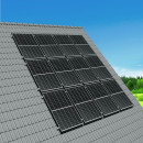 Solar-Inselanlage 5040 Schrägdach Victron 5kW + Pylontech Speicher 7.0
