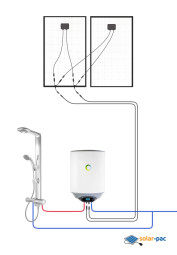 30L Warmwasser-PV 600 Schrägdach + Netzteil