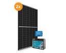 Solar-Inselanlage 760 Flachdach  Victron 12V + Q-Batterie