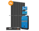 Solar-Inselanlage 860 Flachdach  Victron 1,6kW + Pylontech Speicher 2.4